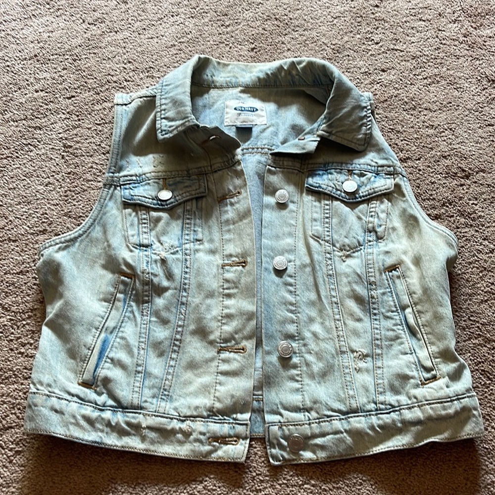 Womens Jean Vest